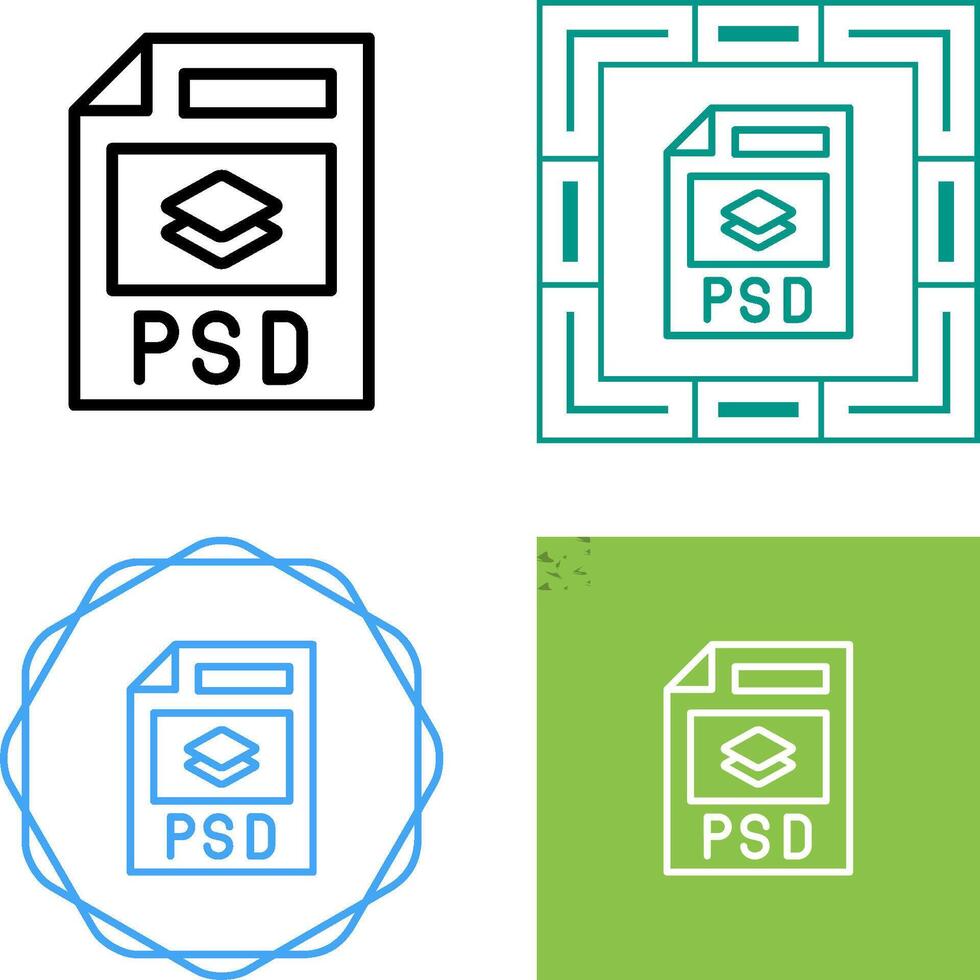 psd Datei Vektor Symbol