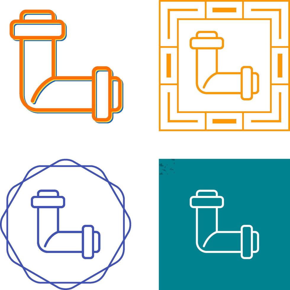 rörledning koppling vektor ikon