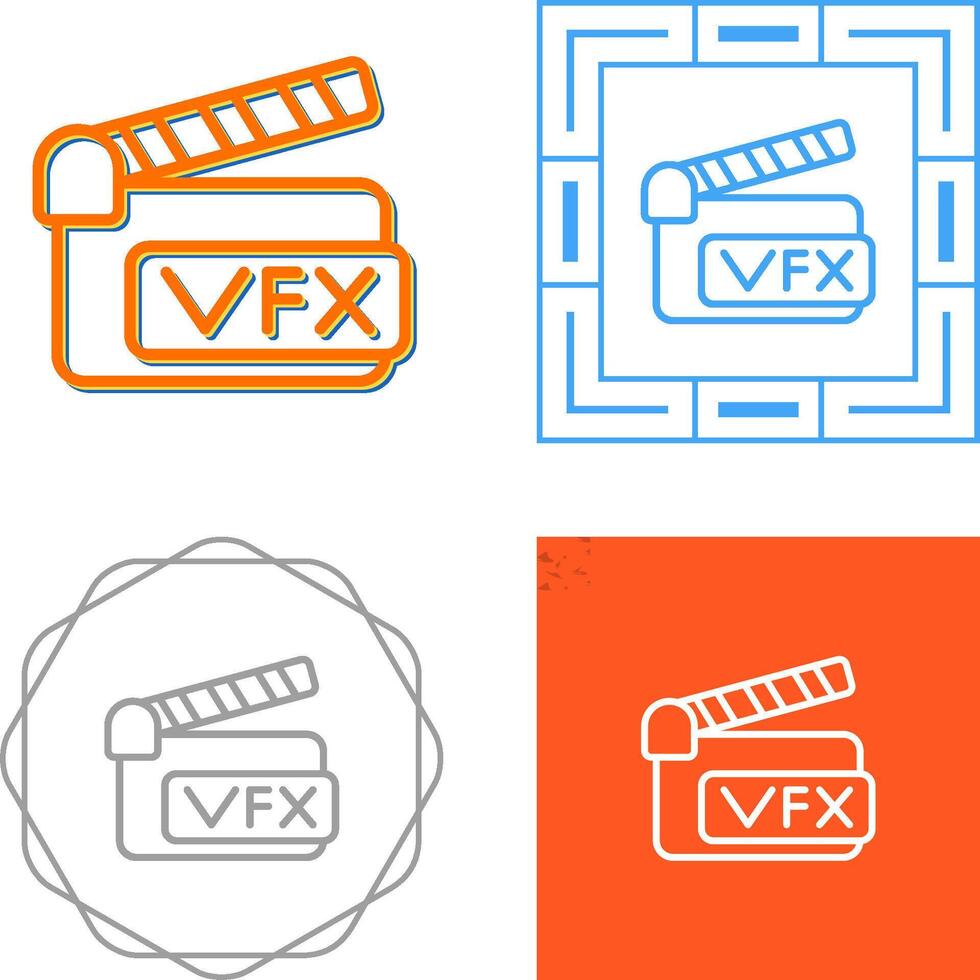 clapperboard vektor ikon