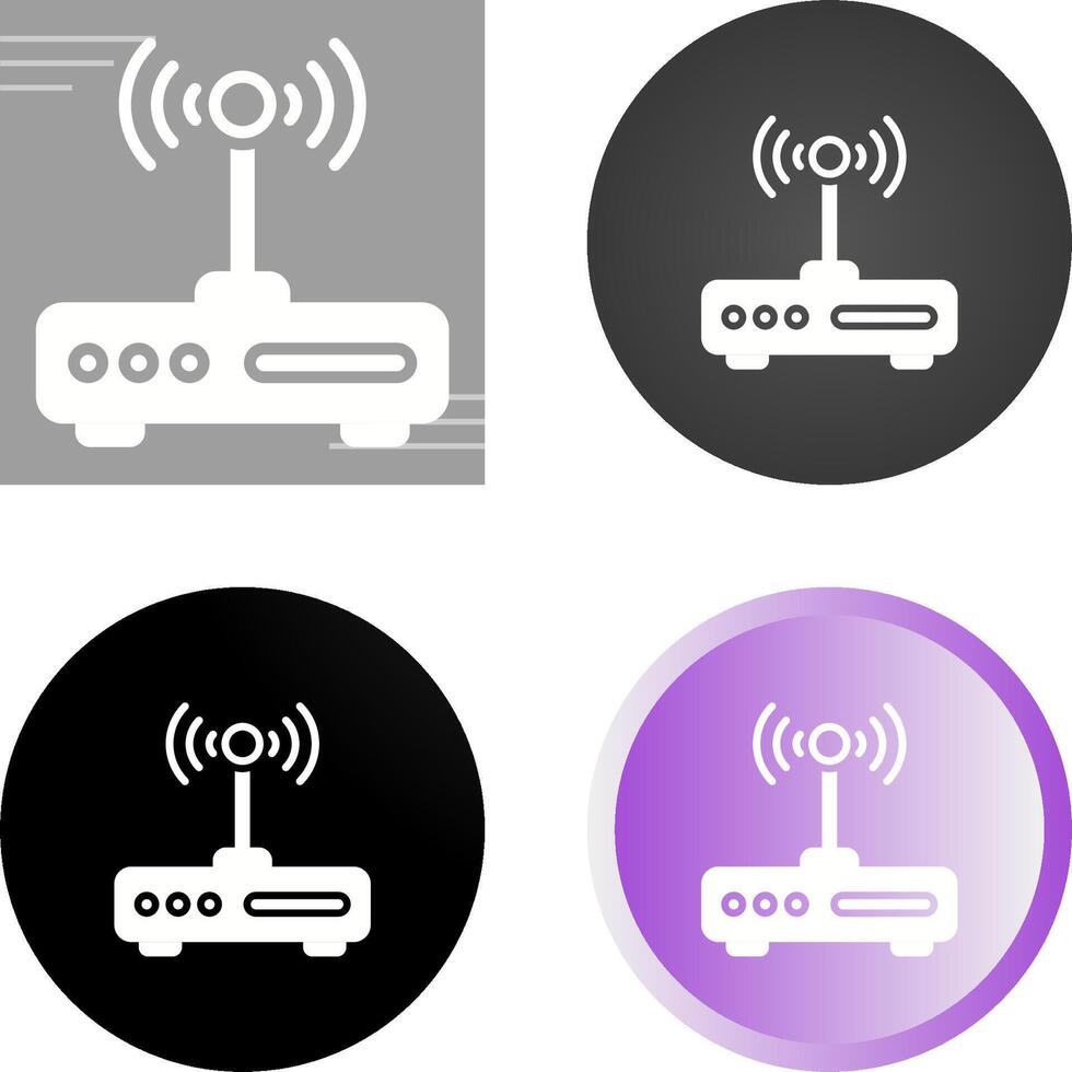 Wi-Fi tillgång punkt vektor ikon