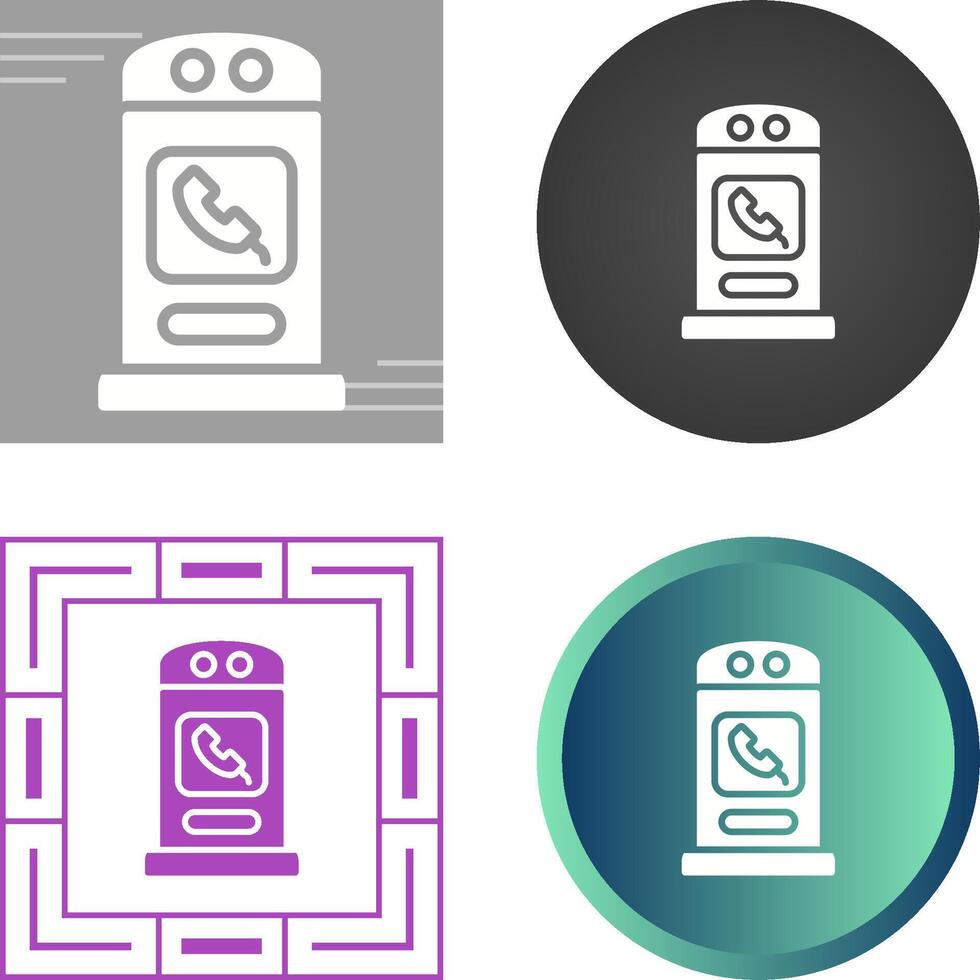 Symbol für den Vektor der Telefonzelle