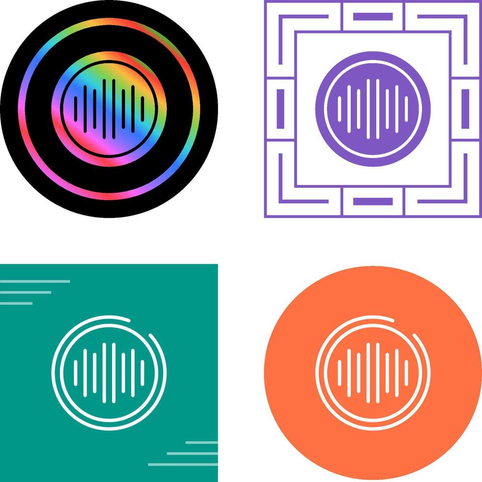 Audio- Spektrum Vektor Symbol