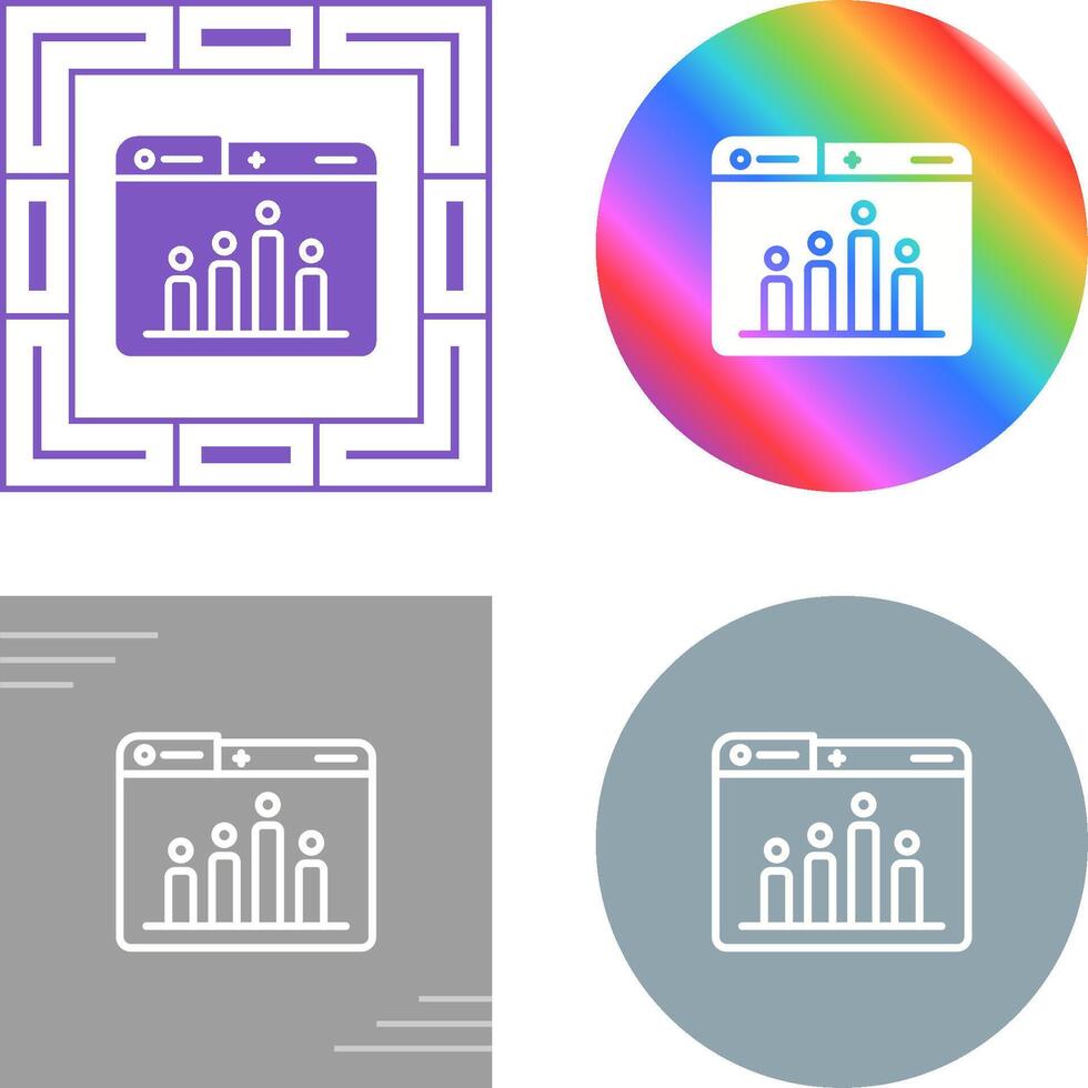 Diagrammvektorsymbol vektor