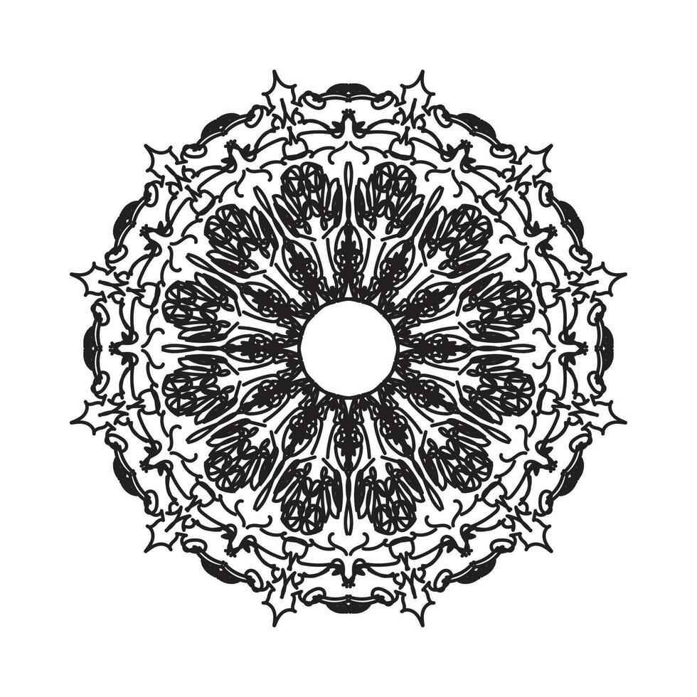 Mandalas für Malbuch. dekorative runde Ornamente. vektor