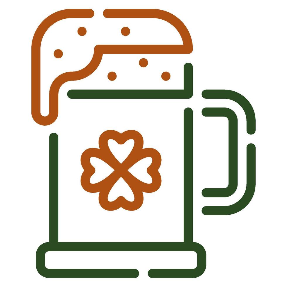 Grün Bier Symbol zum Netz, Anwendung, Infografik, usw vektor