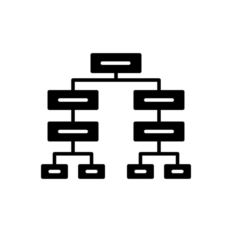 Entscheidung Baum Symbol im Vektor. Logo vektor