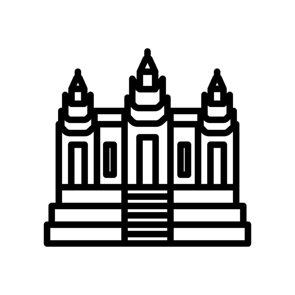 angkor wat ikon i vektor. logotyp vektor