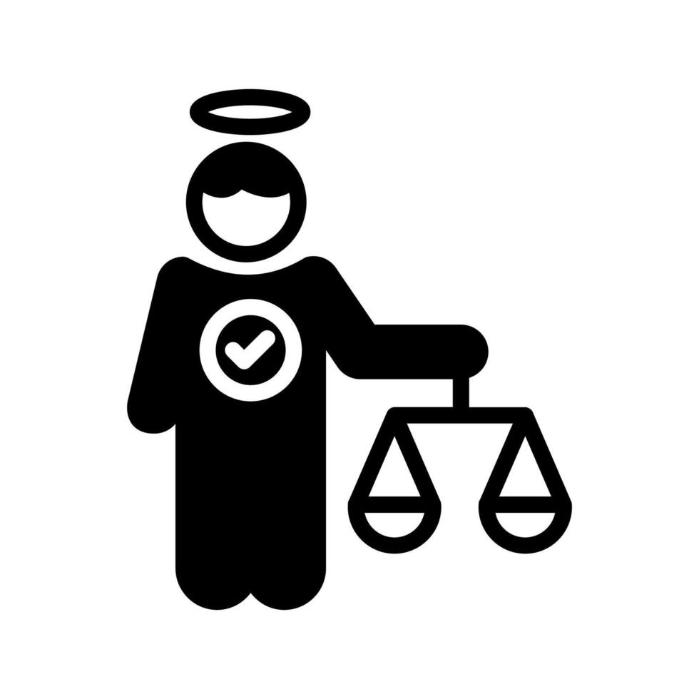 Ethik Symbol im Vektor. Logo vektor