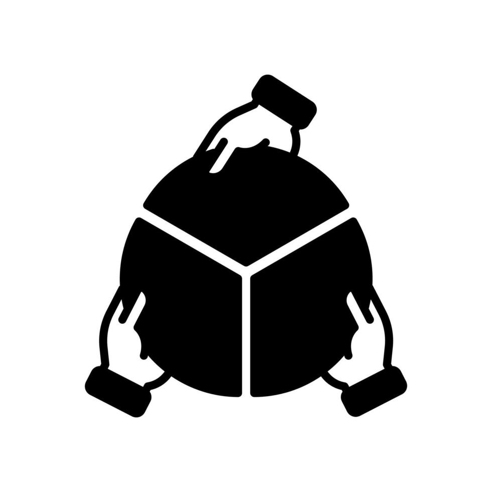Beitrag Symbol im Vektor. Logo vektor