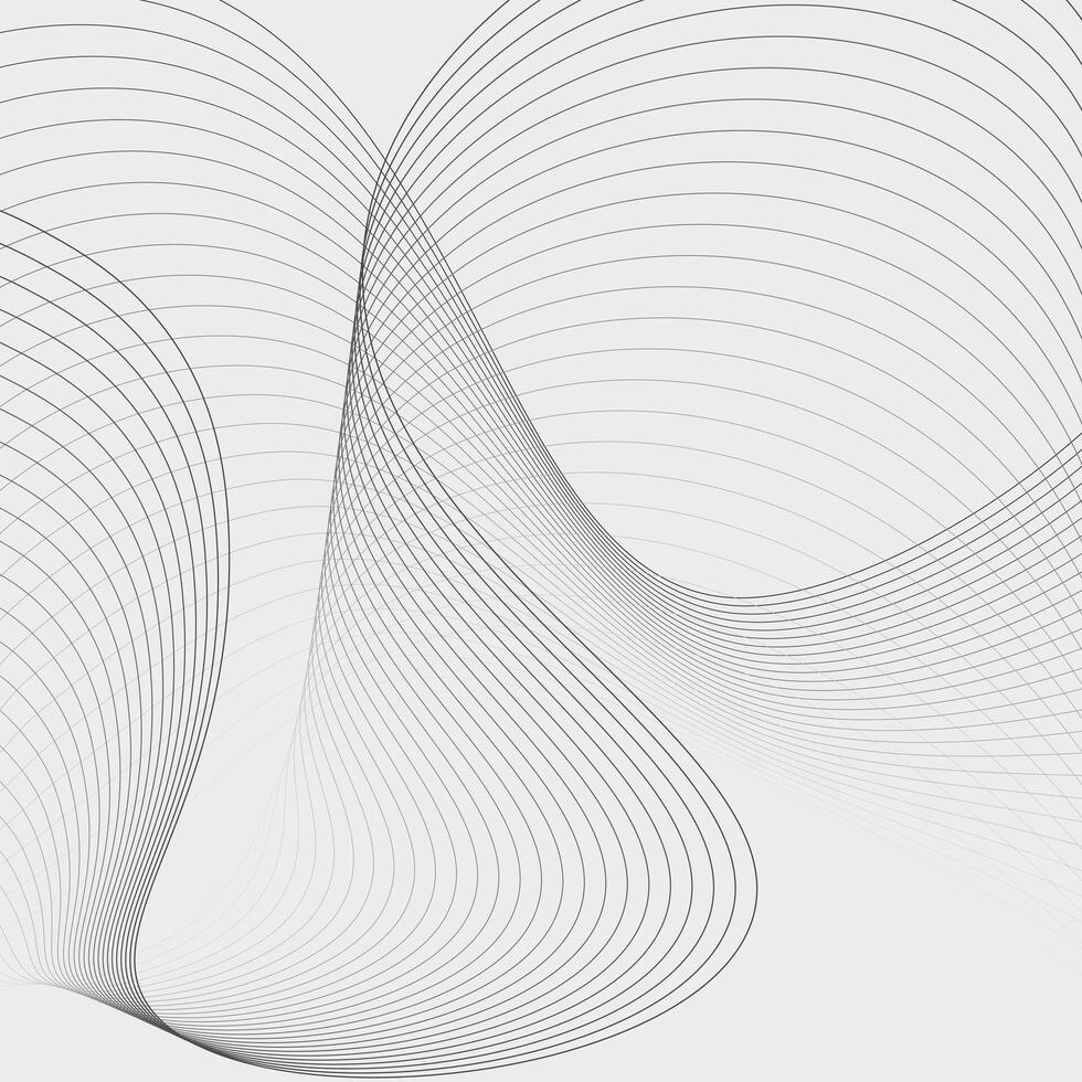 abstrakt vågig linje bakgrund dynamisk ljud Vinka vågig mönster eleganta linje konst och webb bakgrund vektor