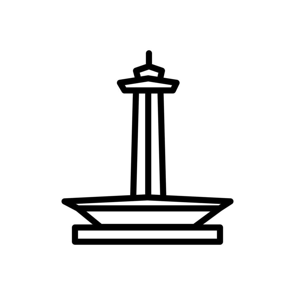 nationell monument ikon i vektor. logotyp vektor