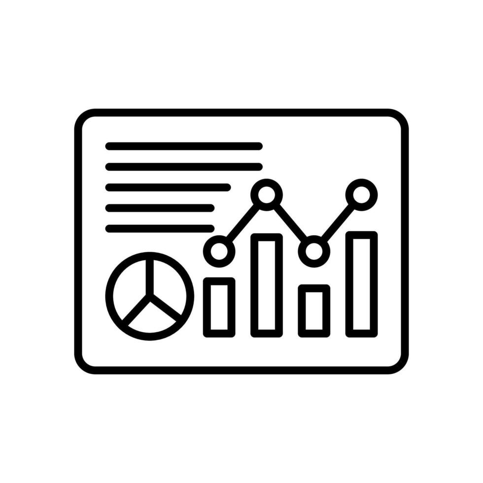 data instrumentbräda ikon i vektor. logotyp vektor