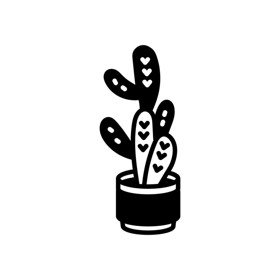 kaktus ikon i vektor. logotyp vektor