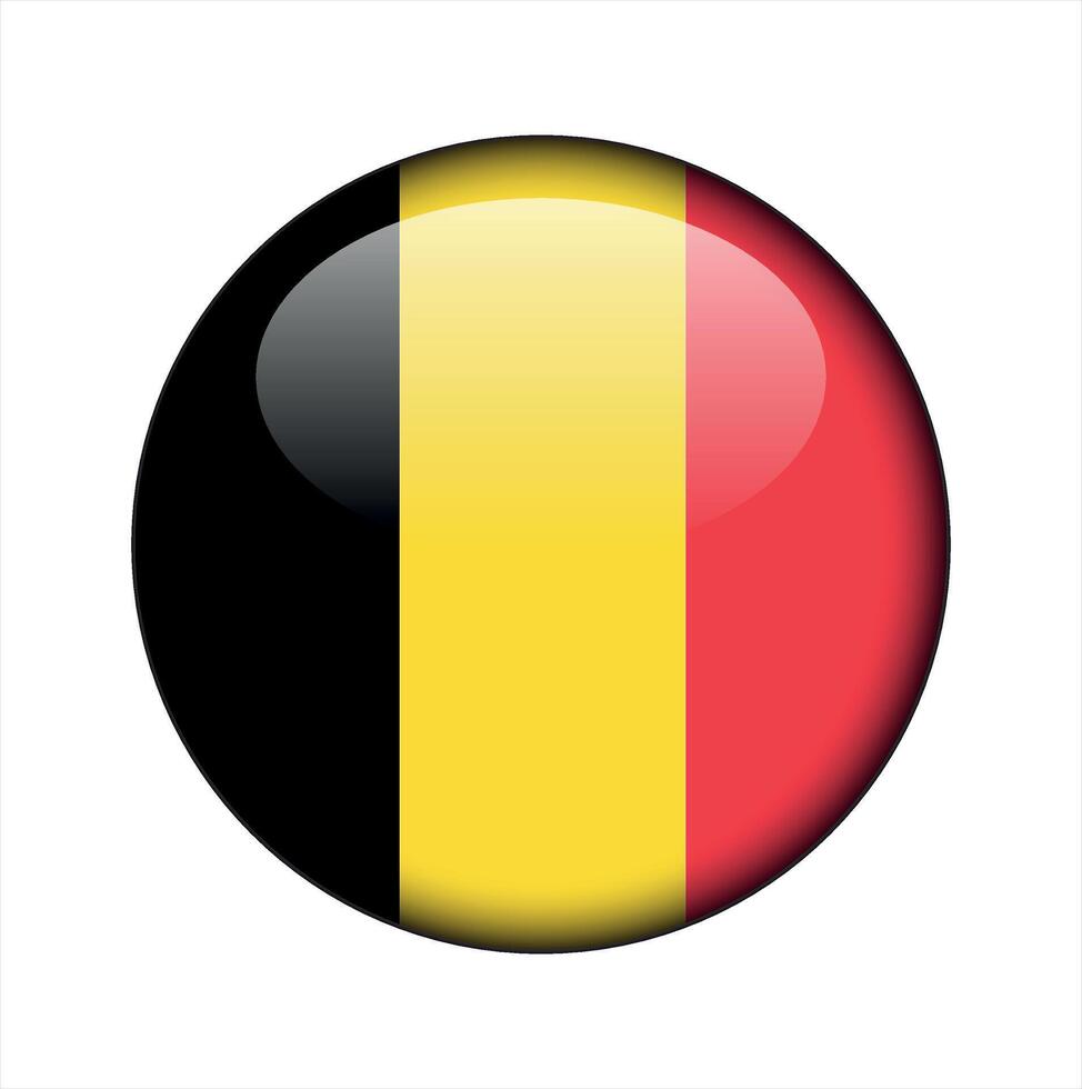 gemacht im Belgien Vektor Logo. Belgien Flagge Logo