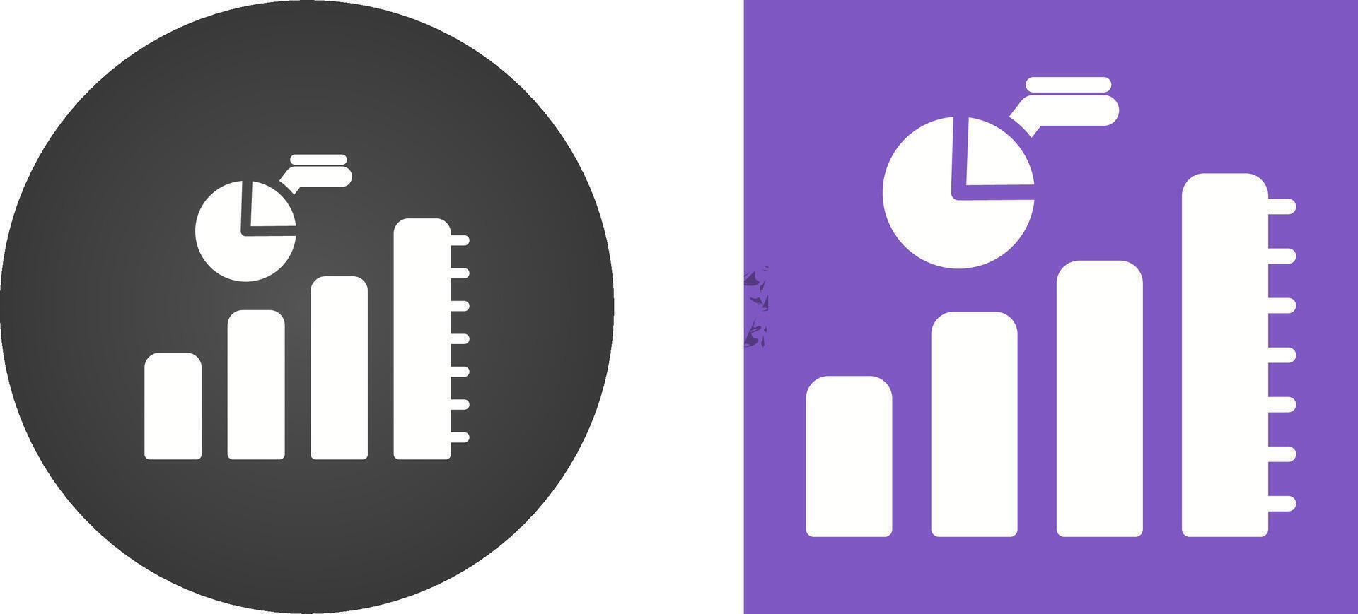 Diagrammvektorsymbol vektor