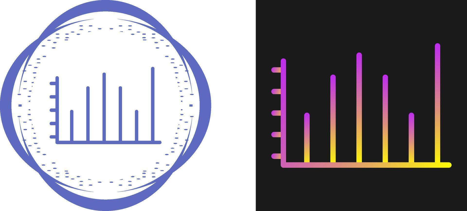 Statistik-Vektorsymbol vektor