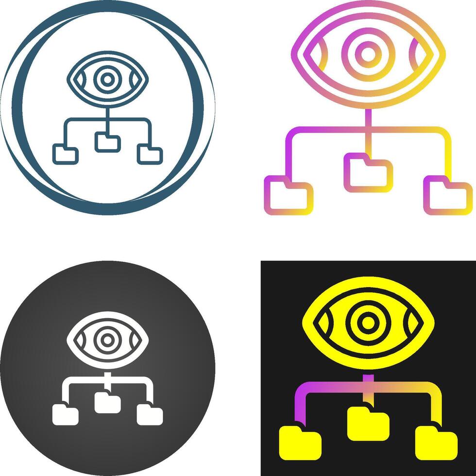 data visualisering vektor ikon