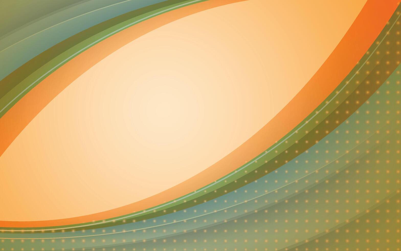 abstrakt bakgrund med orange och grön vågor. abstrakt grön och orange textur vektor