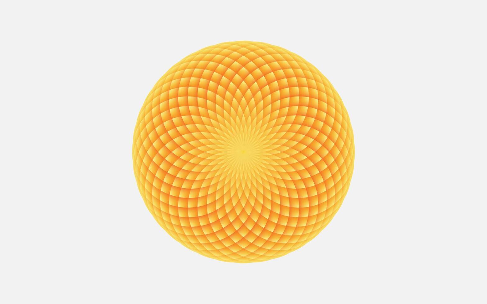 Kreis Blume bewirken Hintergrund abstrakt vektor