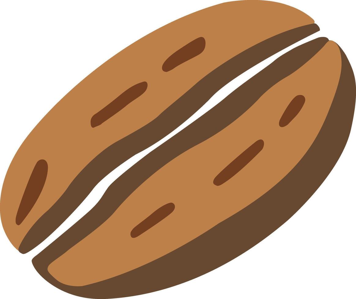 kaffe böna ClipArt vektor illustration