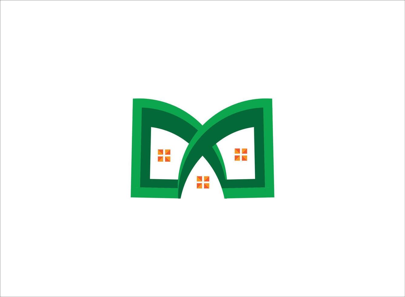 Vektor Logo kombiniert Haus Design.