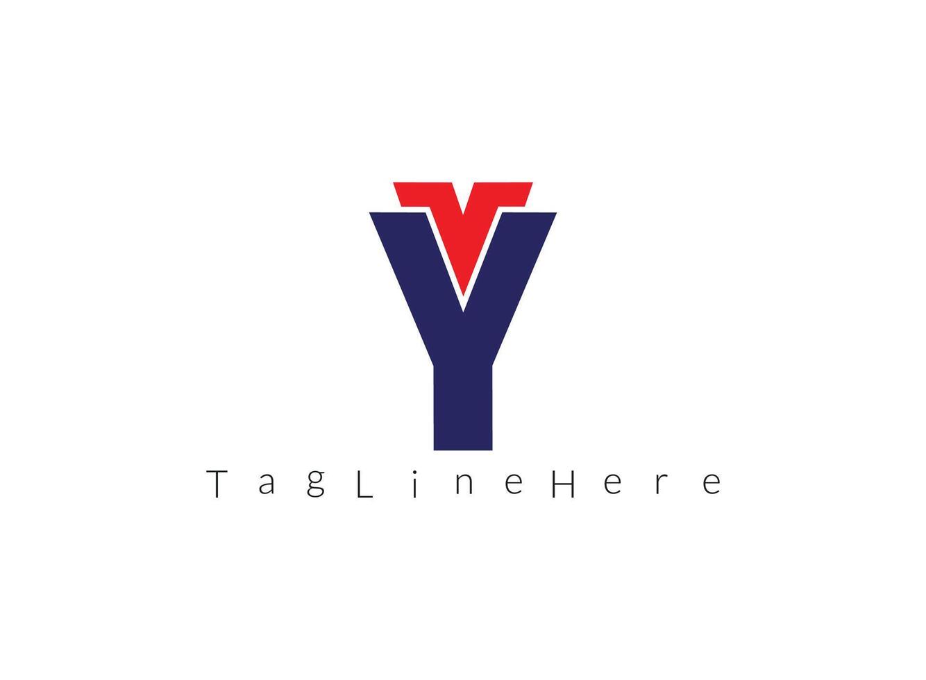 y letztere Logo, modern Design, Initiale basierend letztere Logo vektor