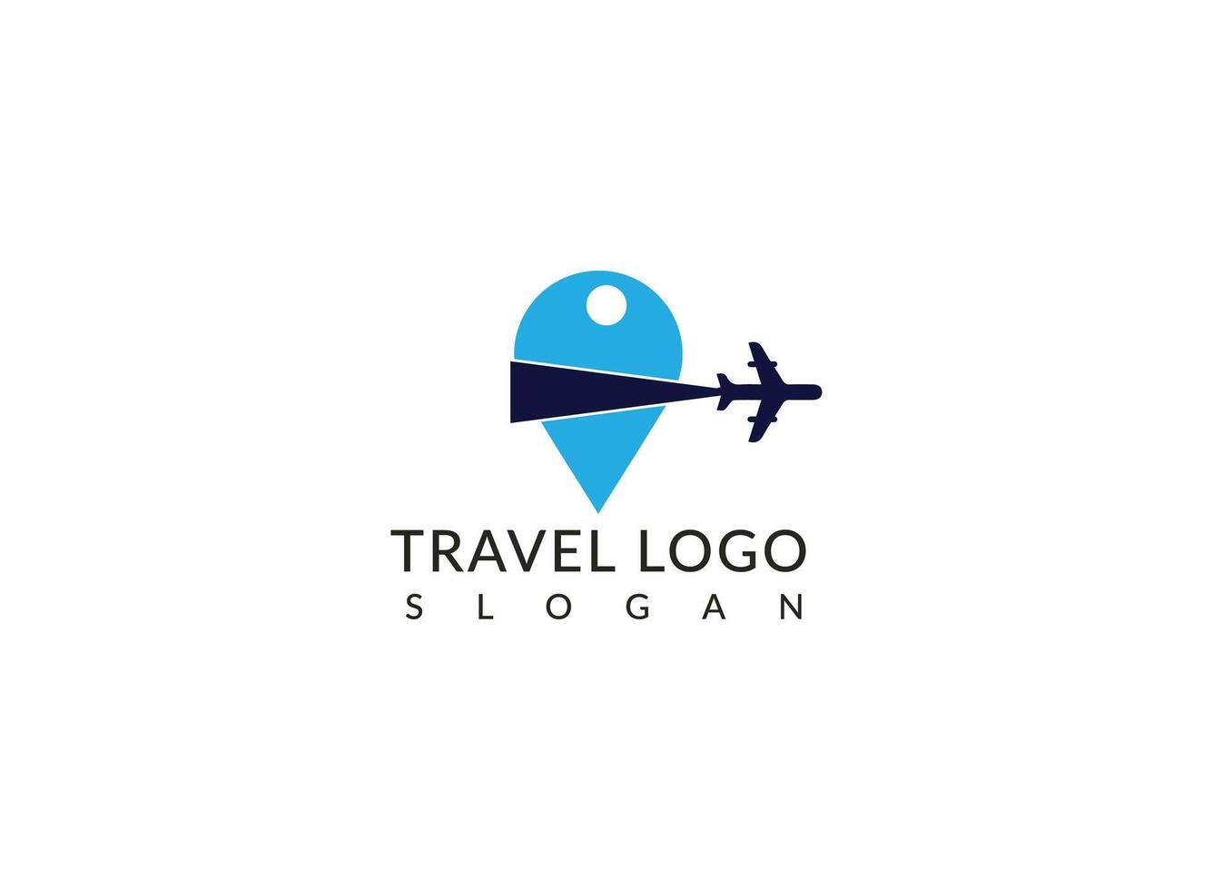 Vektor Logo Design Vorlagen zum Karte Punkt mit Fluggesellschaften, Flugzeug Eintrittskarten, Reise Agenturen - - Flugzeuge und Embleme