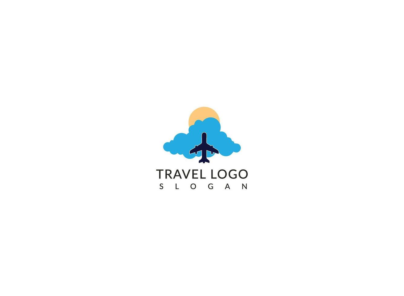 flygplan tar av ikon symbol element tecken illustration logotyp design vektor