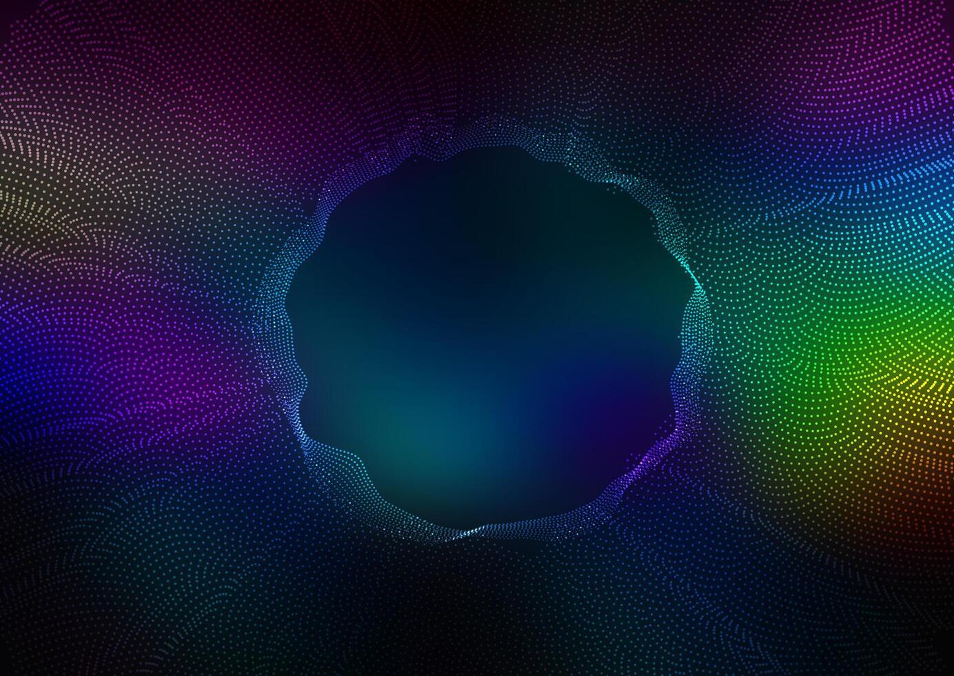 abstrakt modern Hintergrund mit glühend Partikel vektor