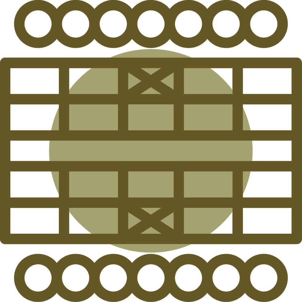 Chinesisch Schach linear Kreis Symbol vektor