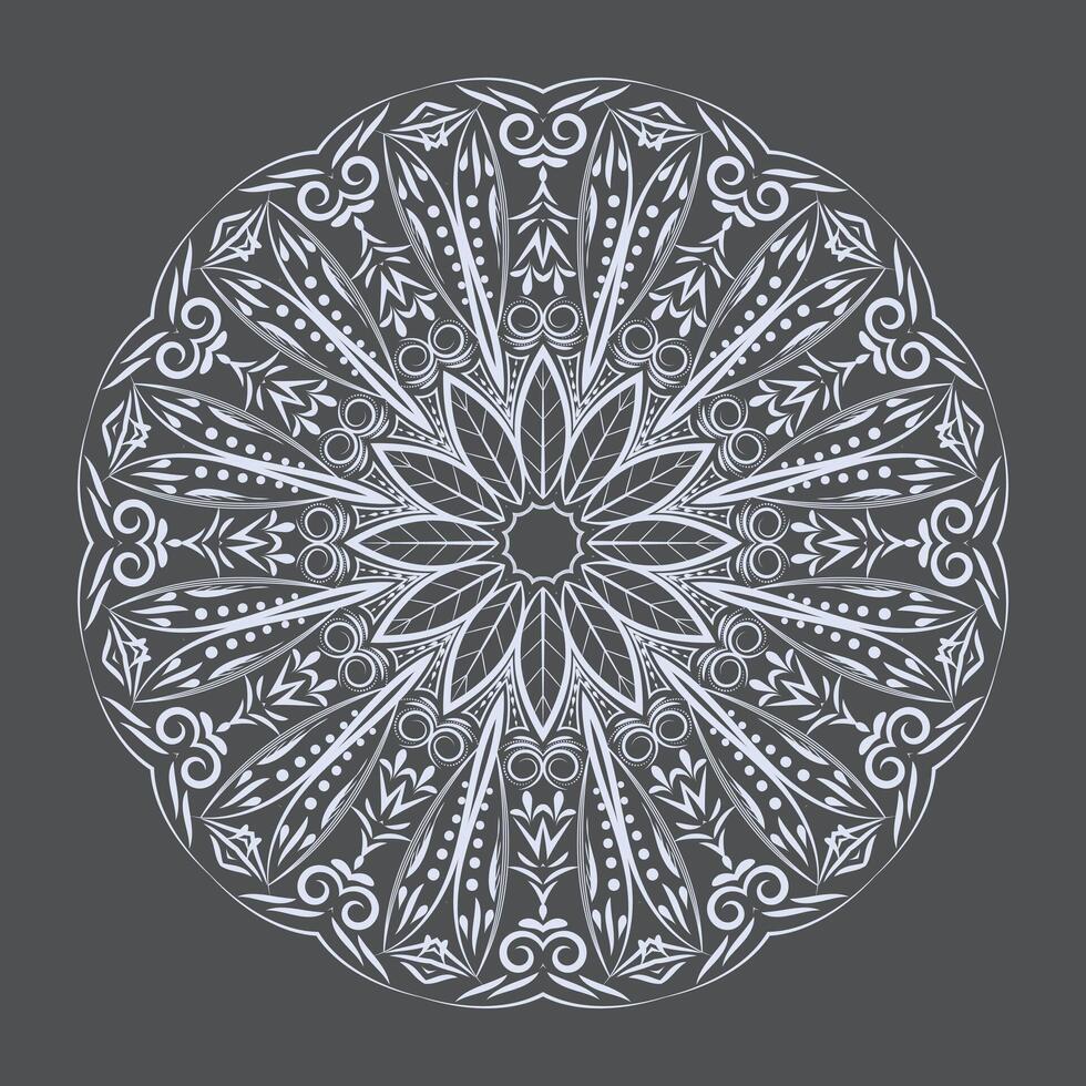 fri vektor lyx blommig indisk mandala design