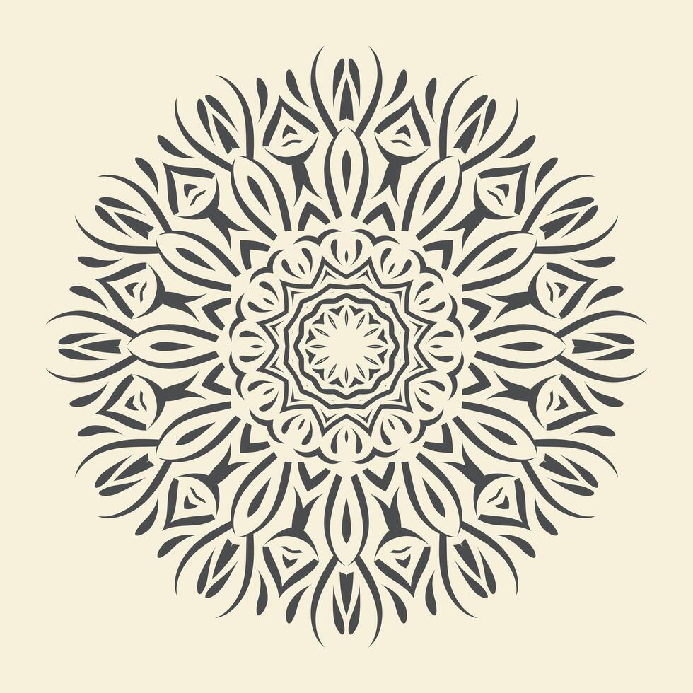 kostenlos Vektor Luxus Grafik Kunst Arabisch Blumen- Mandala Design