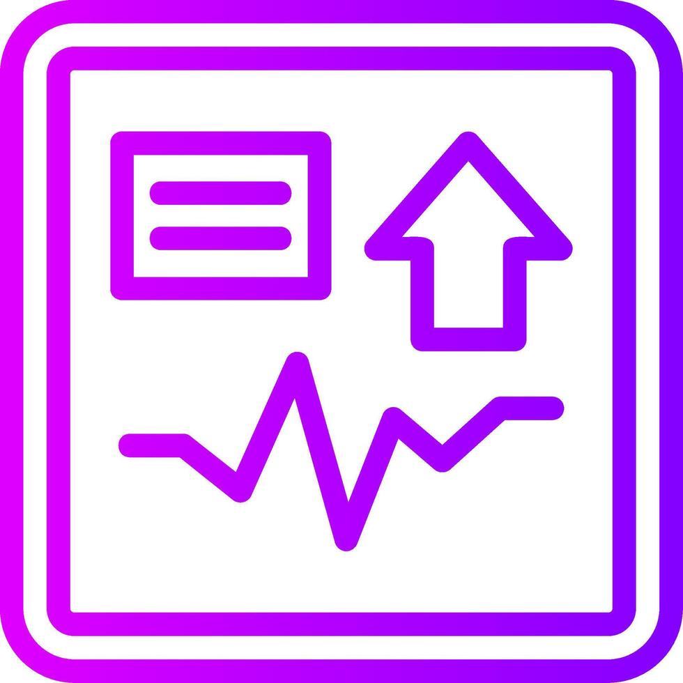 Verschiebung Funke linear Gradient Symbol vektor