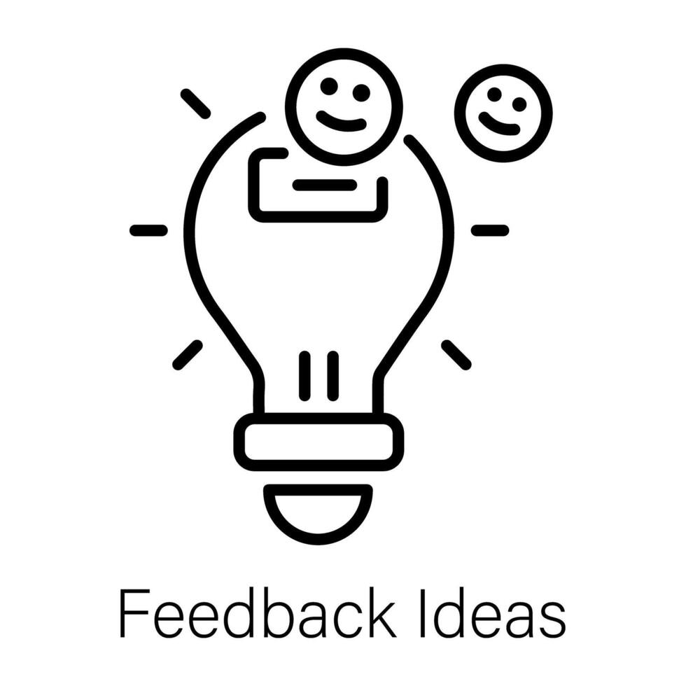 modisch Feedback Ideen vektor