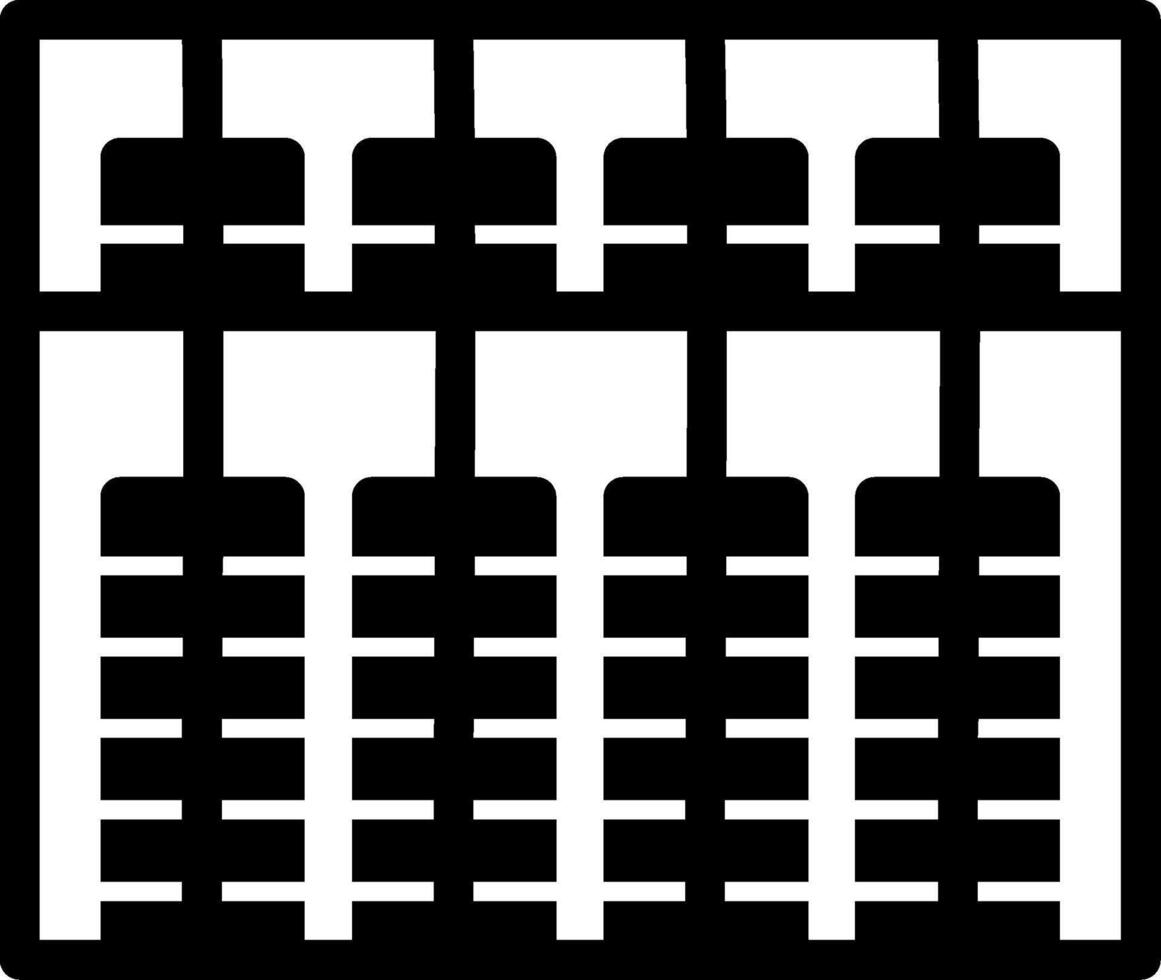 abacus glyfikon vektor