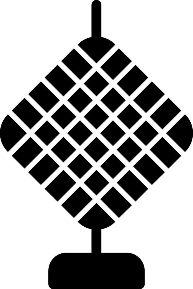 Chinesisch Knoten Glyphe Symbol vektor