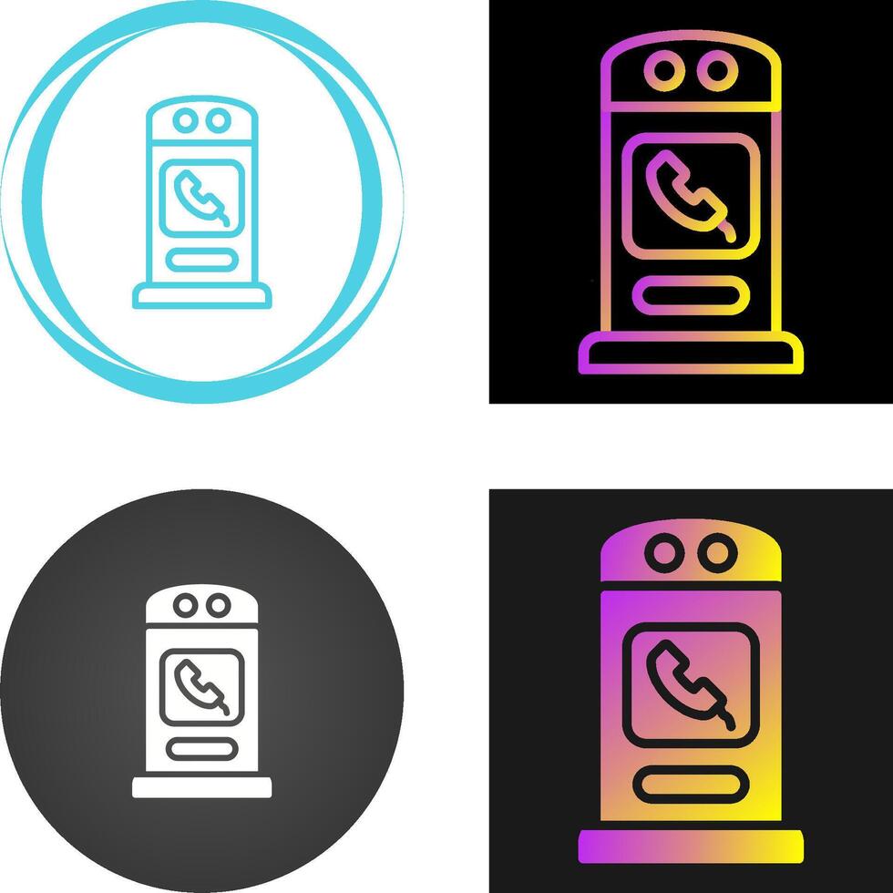 Symbol für den Vektor der Telefonzelle