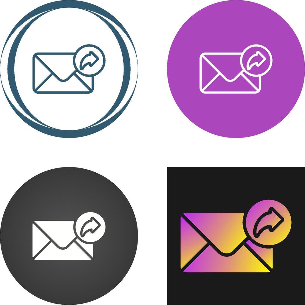 Email Weiterleitung Vektor Symbol