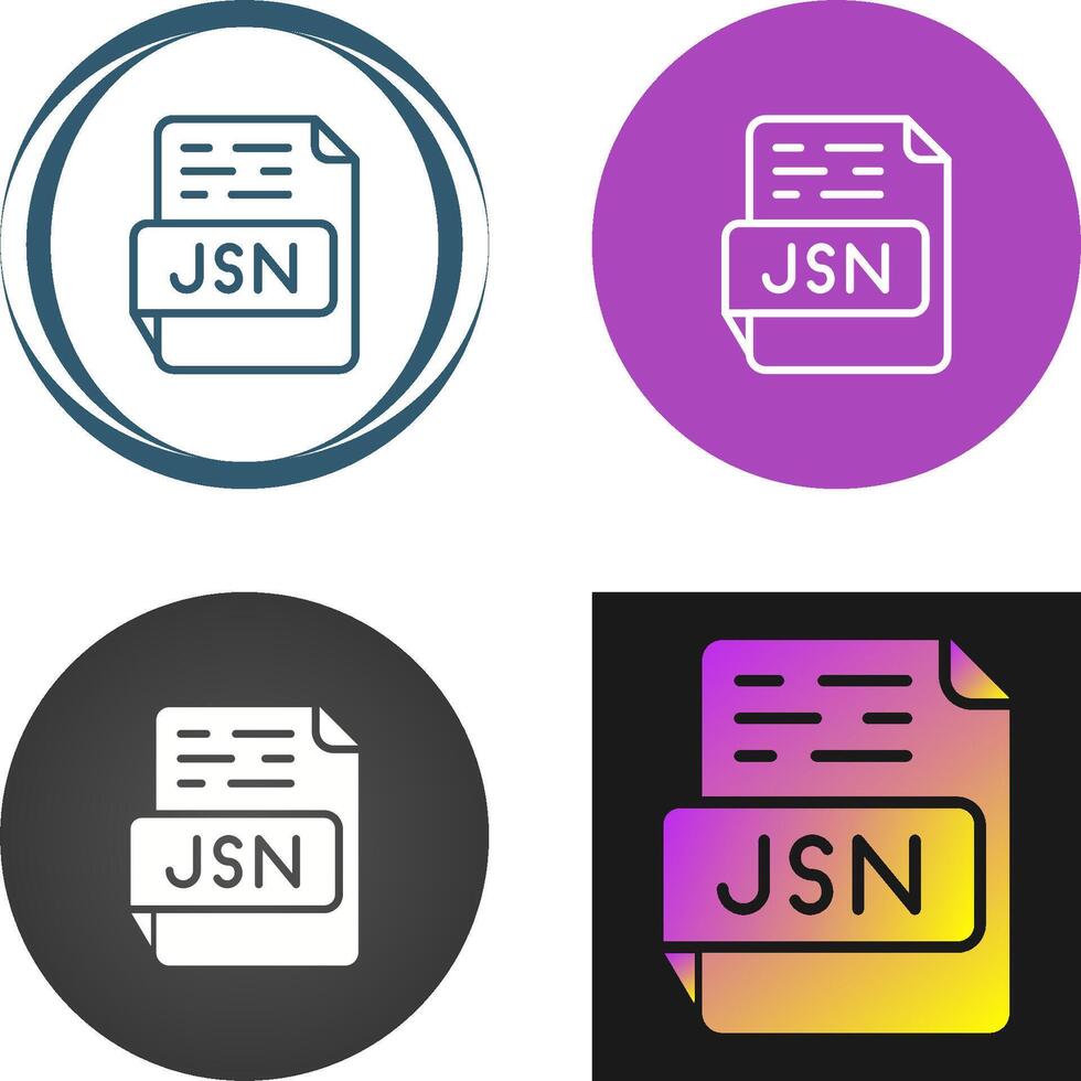 json Vektor Symbol