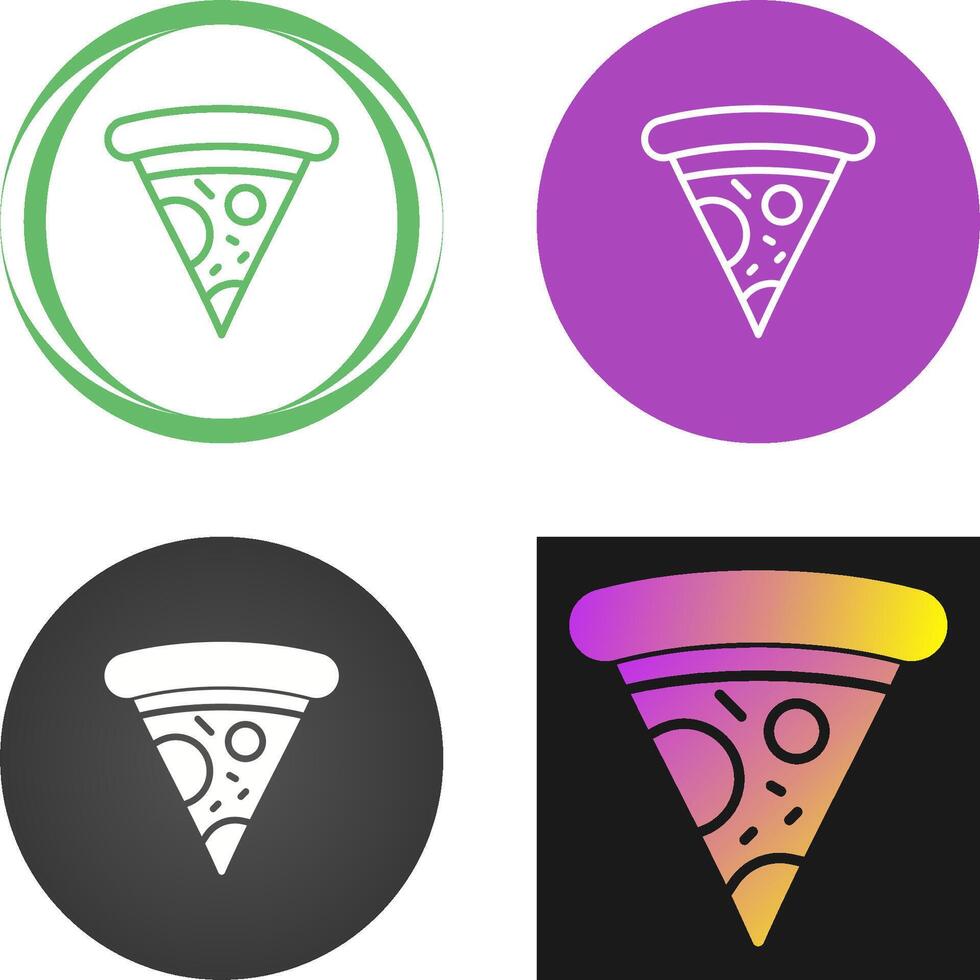 Pizza-Vektor-Symbol vektor