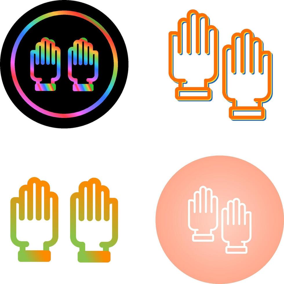 Gummi Handschuhe Vektor Symbol