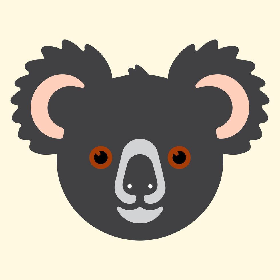 illustration vektor grafisk av koala huvud design. perfekt för logotyp design.