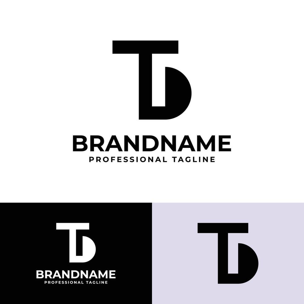 Briefe tb Monogramm Logo, geeignet zum Geschäft mit tb oder bt Initialen vektor