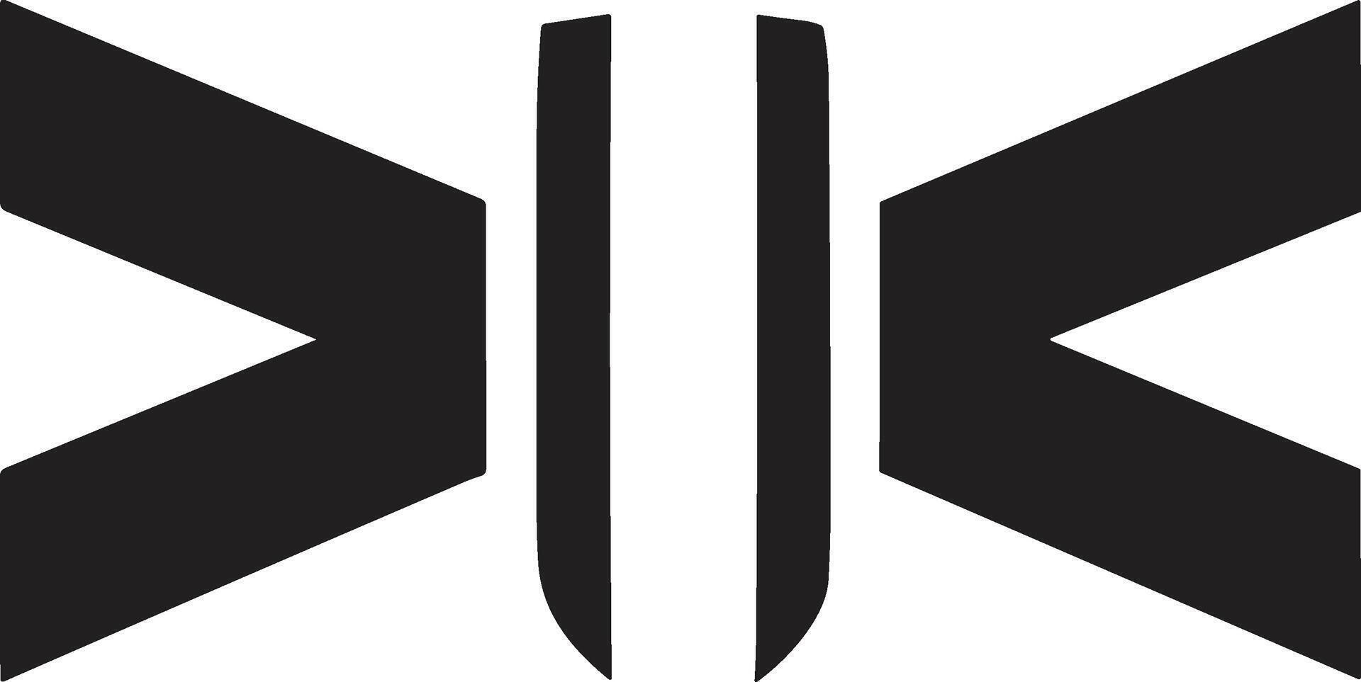 årgång band logotyp i modern minimal stil vektor