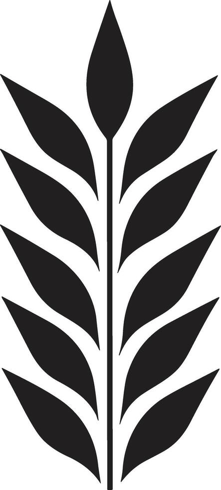 blad och blomma logotyp för yoga i modern minimal stil vektor