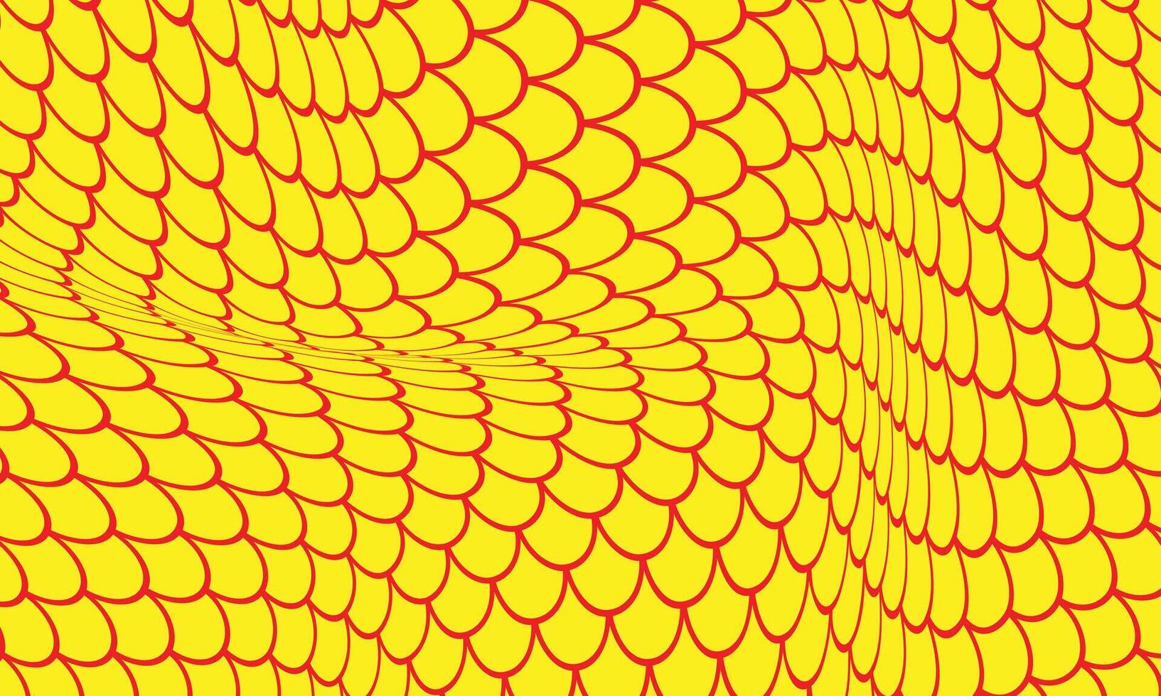 abstrakt geometrisch Fisch Rahmen Muster Vektor Illustration.