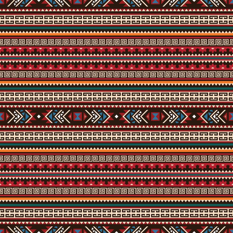 aztec stam- geometrisk etnisk sömlös mönster. årgång inföding amerikan afrikansk mexikansk. etnisk orientalisk vektor bakgrund. traditionell prydnad. design textil, tyg, Kläder, ridå, omslag.