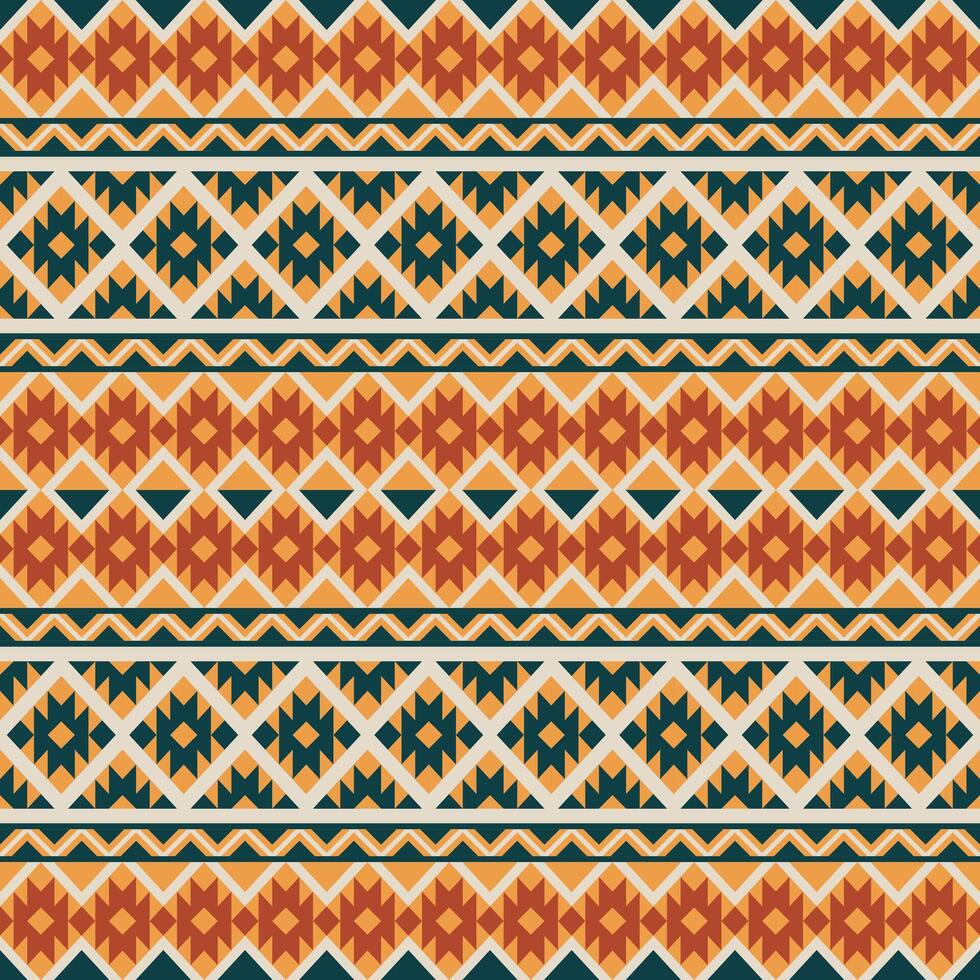 geometrisch ethnisch orientalisch nahtlos Muster. Stammes- aztekisch navajo einheimisch amerikanisch Stil. ethnisch Ornament Vektor Illustration. Design Textil, Stoff, Kleidung, Teppich, Ikat, Batik, Hintergrund, Verpackung.