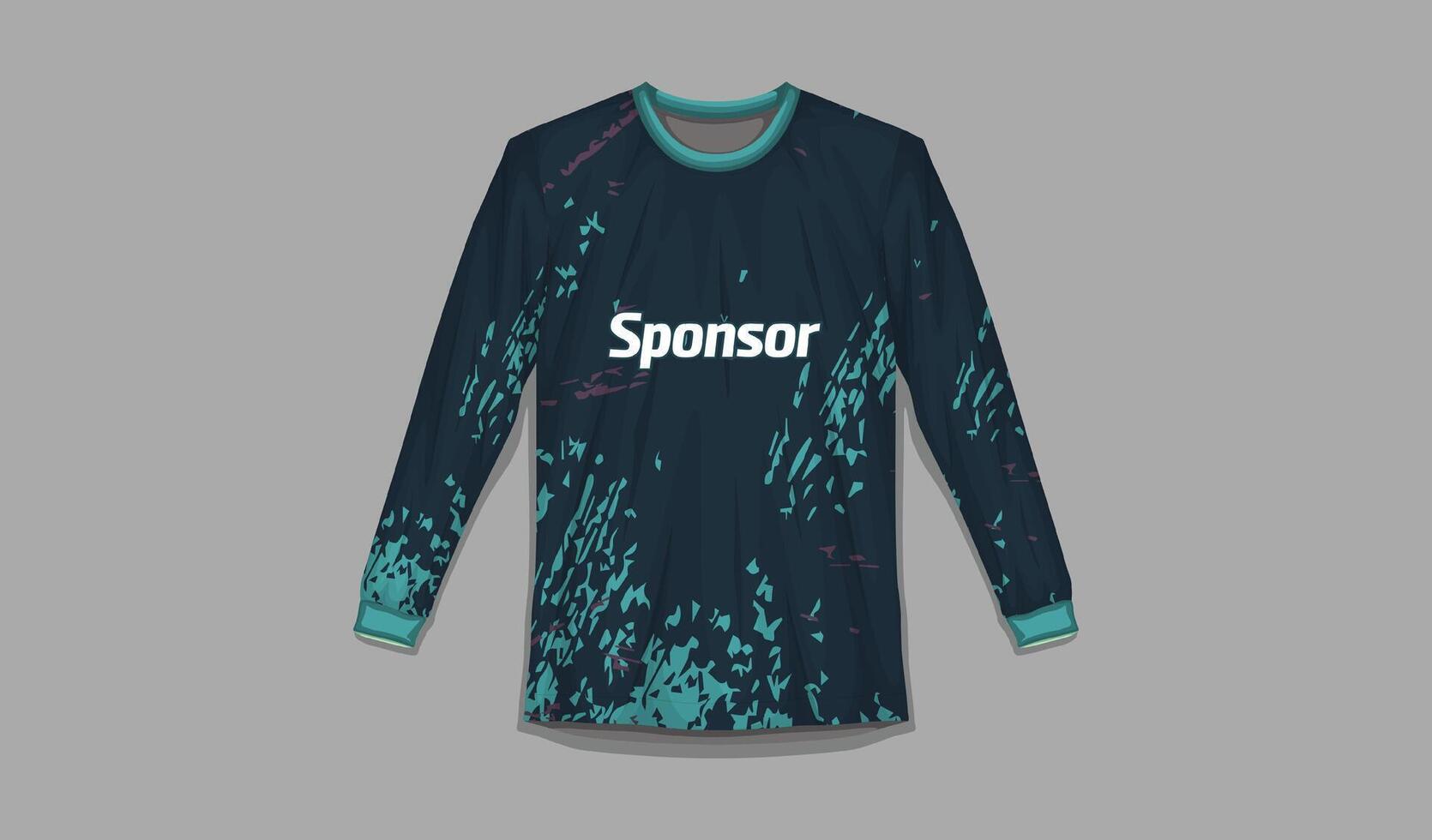 Sport Hemd Design bereit zu drucken Fußball Hemd zum Sublimation vektor