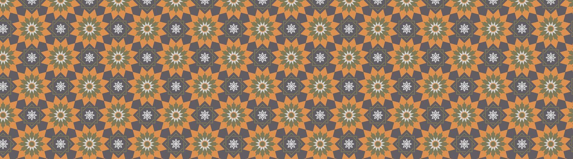 Arabisch nahtlos Muster, islamisch Hintergrund zum Ramadan Mubarok und eid, geometrisch marokkanisch Fliese vektor